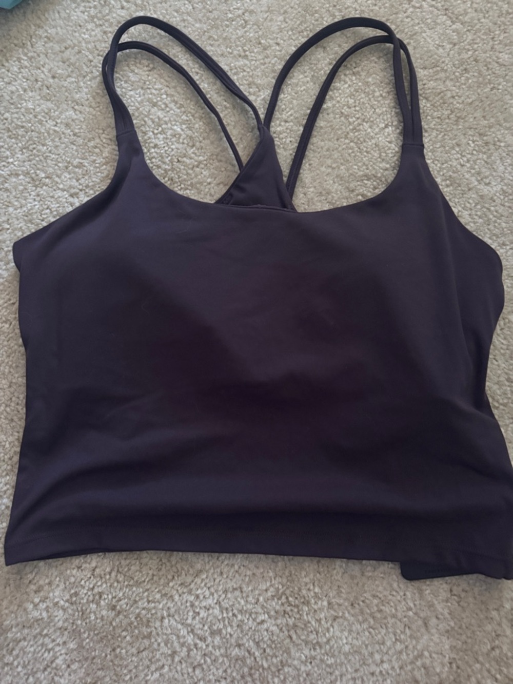 Women’s Strappy Black Tank Top
